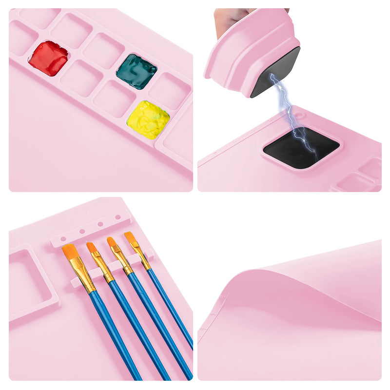 Artker Silicone Painting Craft Stick - Set creativo de alfombrillas magnéticas de silicona